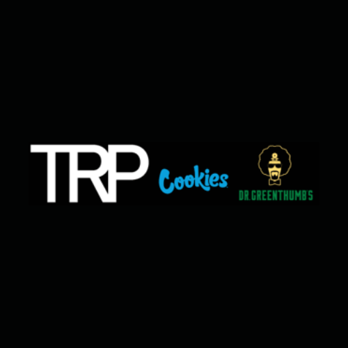 TRP Logo with Cookies and Dr Green Thumb